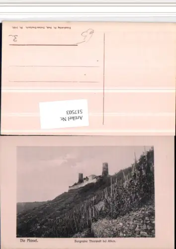 517503,Burgruine Thurandt b. Alken an d. Mosel
