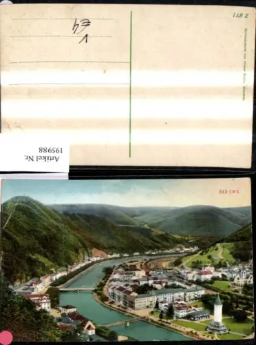 195988,Bad Ems Teilansicht pub Ottmar Zieher Z 871