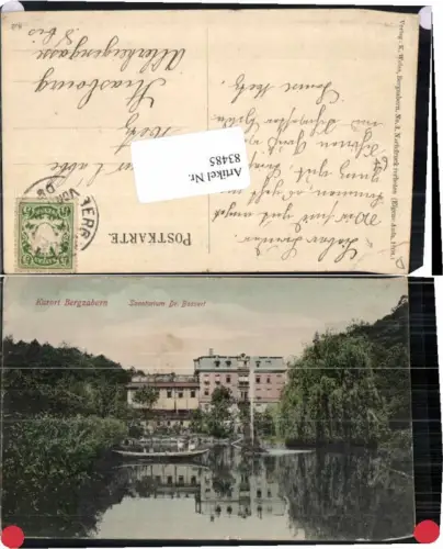 83485,Bergzabern Sanatorium Dr Bossert 1905