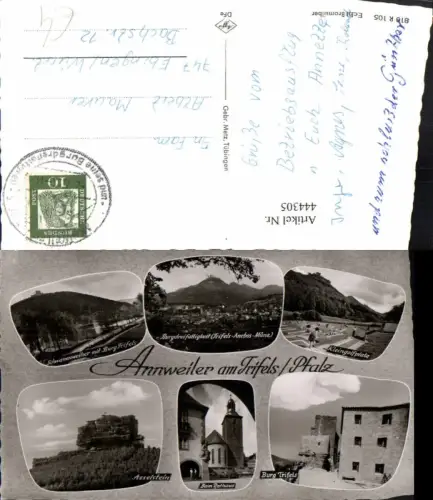 444305,Annweiler am Trifels Totale Kleingolf Asselstein Rathaus Mehrbildkarte