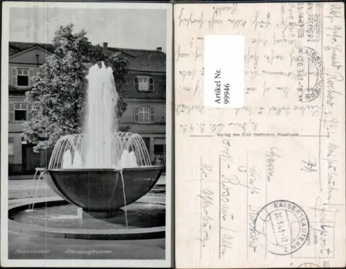 99946,Kaiserslautern Altenwoogbrunnen Brunnen