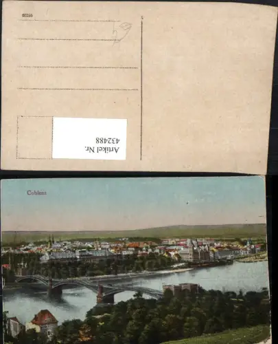 432488,Coblenz Koblenz am Rhein Totale Brücke