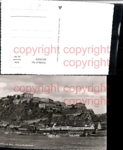 461059,Koblenz am Rhein Festung Ehrenbreitstein