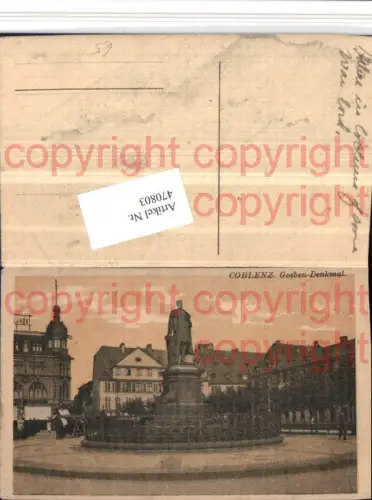 470803,Coblenz Koblenz Goeben-Denkmal Statue