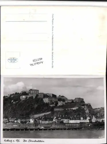 483729,Koblenz am Rhein Festung Ehrenbreitstein
