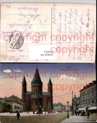 477072,Mainz Liebfrauenplatz m. Dom Kirche