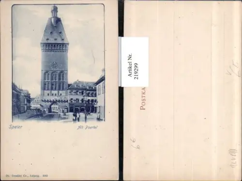 219299,Speier Speyer Alt Poertel Turm Tor pub Trenkler e Co 5242