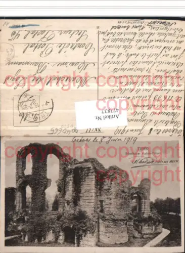 473837,Trier Römischer Kaiser-Palast Ruine