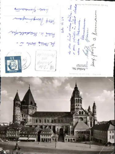 571757,Mainz Dom v. d. Nordseite