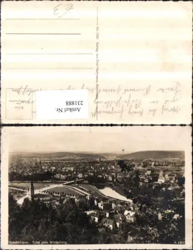 231888,Saarbrücken Totale v. Winterberg