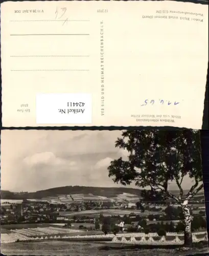 424411,Wilthen Totale von d. Weifaer Höhe pub VEB