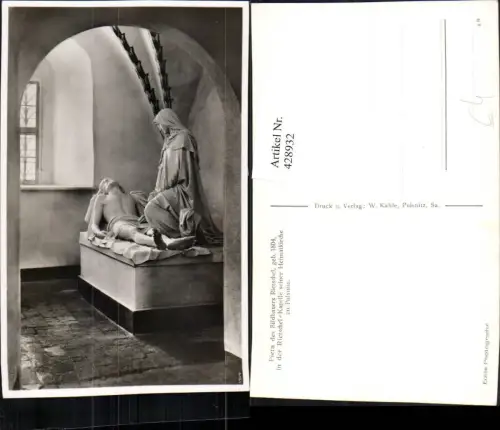 428932,Pulsnitz Rietschel-Kapelle Pieta Statue