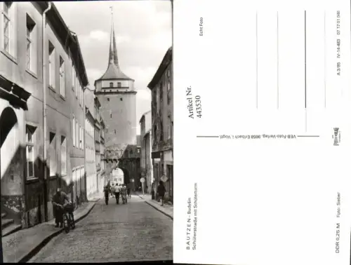 443530,Bautzen Schülerstraße m. Schülerturm Straßenansicht