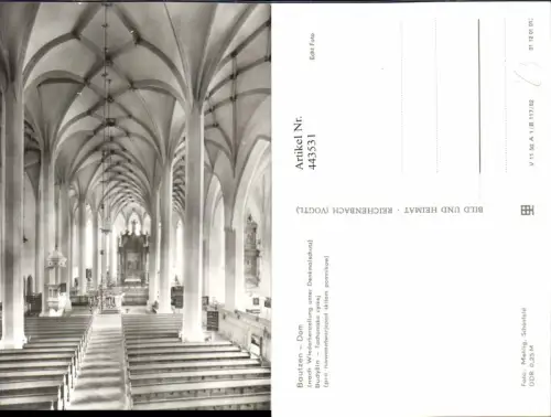 443531,Bautzen Dom Kirche Innenansicht pub VEB