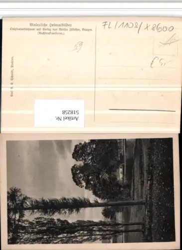 518258,Bautzen Landschaft Bäume