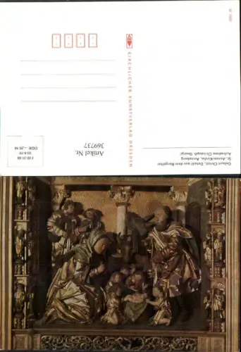 369737,Annaberg-Buchholz St.-Annen-Kirche Bergaltar Detail Geburt Christi