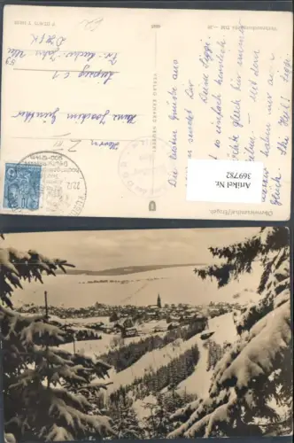 369782,Oberwiesenthal im Erzgebirge Totale Winterbild