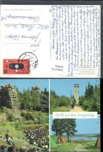 369868,Naturbühne Greifensteine b. Ehrenfriedersdorf Stauweiher Pöhlberg Mehrbildkarte