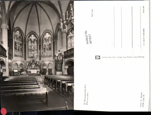 497437,Aue St. Nicolaikirche Kirche Innenansicht Altar