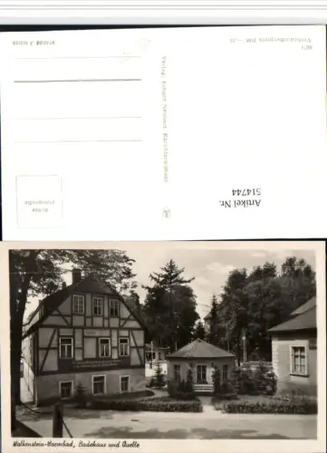 514744,Wolkenstein Warmbad Badehaus u. Quelle