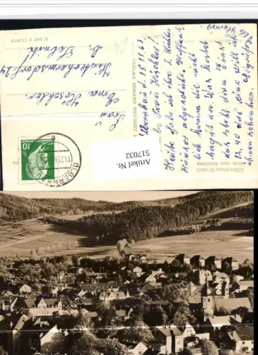 517032,Olbernhau im Erzgebirge Totale Blick zum Hainberg