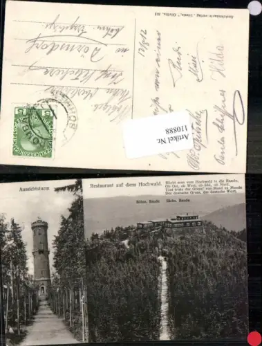 110888,Restaurant am Hochwald Aussichtsturm Baude Krombach Krompach Oybin