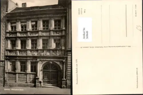 369649,Görlitz Biblisches Haus m. Reliefs