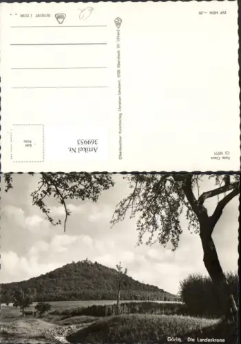 369953,Görlitz Landeskrone Blick zur Burg