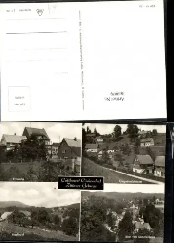 369979,Lückendorf Totale Hochwald Erholung Umgebindehäuser Mehrbildkarte