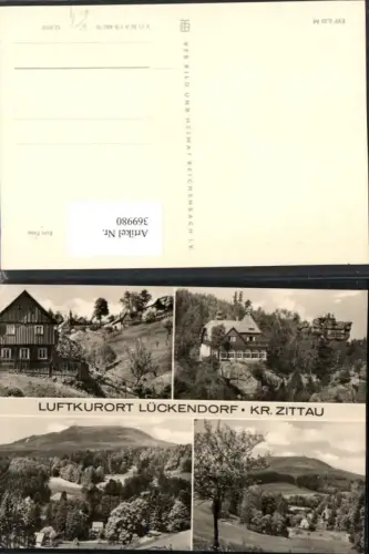 369980,Lückendorf Landschaft Häuser pub VEB