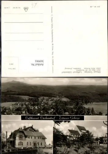 369981,Lückendorf Totale Kurhaus Gaststätte Erholung Mehrbildkarte