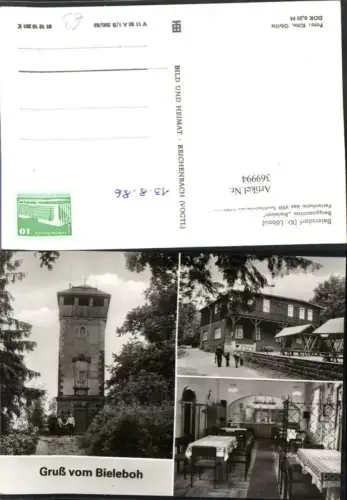 369994,Beiersdorf Berggaststätte Bieleboh Turm Mehrbildkarte