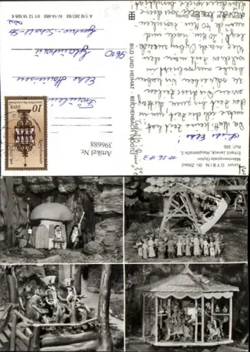 396688,Oybin Märchenspiele Figuren Mehrbildkarte pub VEB