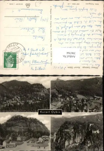396764,Oybin Totale Berg Autobus Bus Mehrbildkarte
