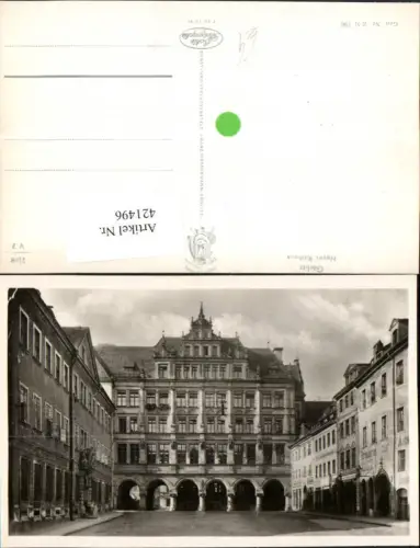 421496,Görlitz Rathaus Gebäude Arkaden