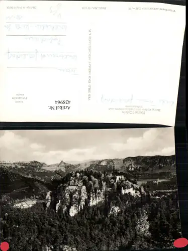 428964,Oybin Berg m. Scharfenstein u. Felsengasse pub VEB
