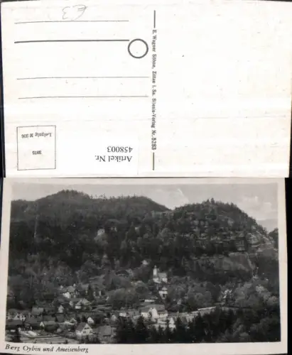 458003,Berg Oybin u. Ameisenberg Totale
