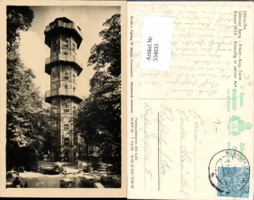 534033,Löbau in Sachsen Löbauer Berg Friedr. Aug. Turm Aussichtsturm LK Görlitz