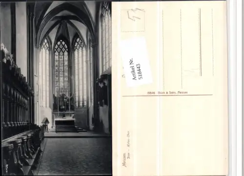 518443,Meißen Dom Innenansicht Hohes Chor pub Brück e Sohn 15546
