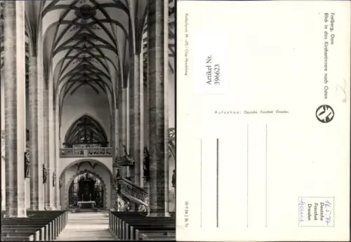 396623,Freiberg Dom Kirche Innenansicht Kanzel