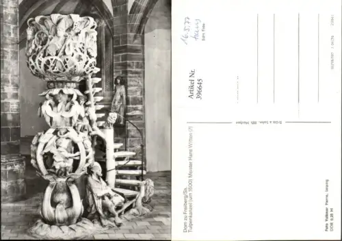396645,Freiberg Dom Kirche Tulpenkanzel Kanzel