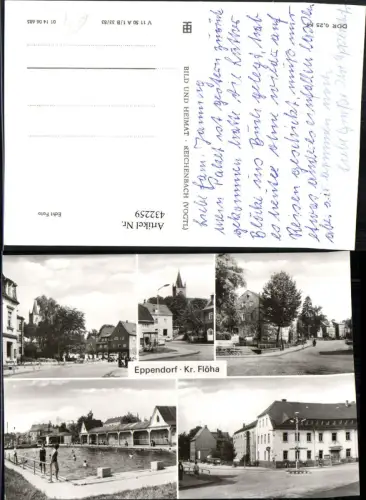 432259,Eppendorf Straßenansichten Freibad Mehrbildkarte