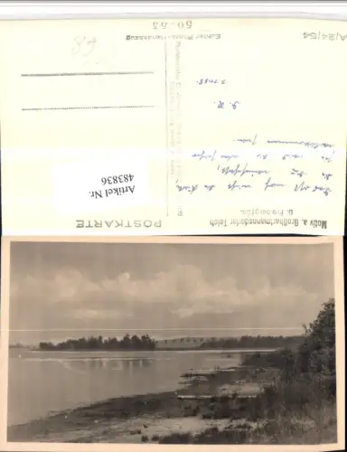 483836,Foto Handabzug Großhartmannsdorfer Teich b. Freiberg in Sachsen