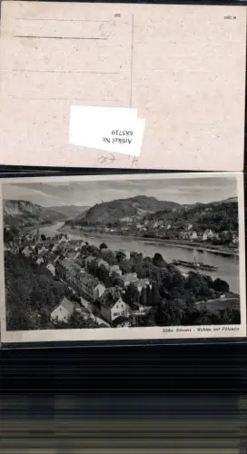 685719 Sächsische Schweiz Rathen Lohmen Wehlen Pötzscha Dampfer