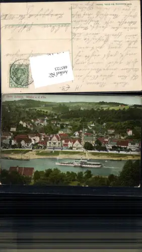 685723 Sächsische Schweiz Rathen Lohmen Wehlen an der Elbe Dampfer