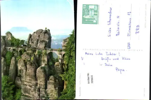 709631 Sächsische Schweiz Rathen Bastei