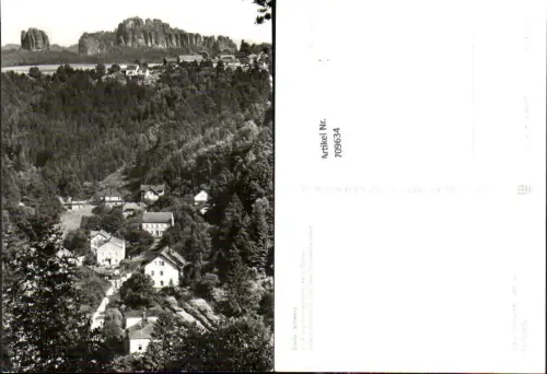 709634 Sächsische Schweiz Rathen Ostrau Kirnitzschtal