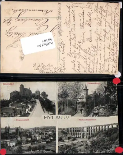 98397,Mylau in Vogtland Mehrbild 1918