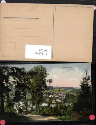 384023,Bad Elster Teilansicht Wegpartie