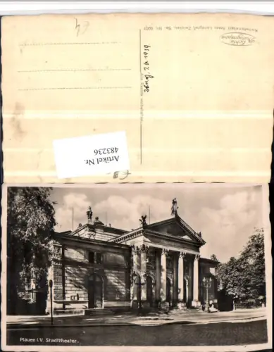 483236,Plauen im Vogtland Stadttheater Gebäude